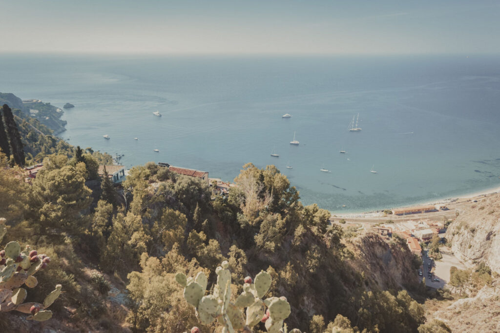 Taormina, en la costa de Sicilia