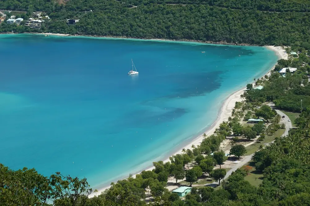 Bahía de Magens, en Saint Thomas, Islas Vírgenes de los Estados Unidos